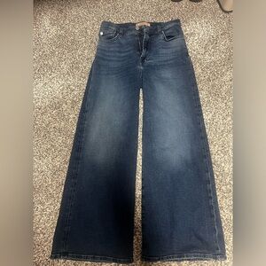 7 for mankind cropped Jo luxe vintage jeans size 27